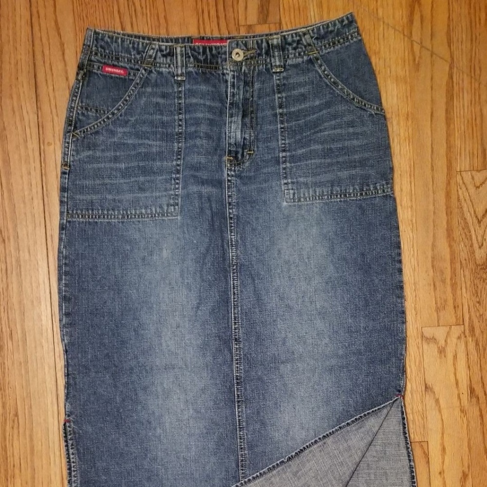 Unionbay Denim Maxi Long Skirt Sz: 7